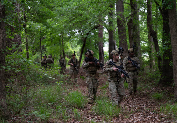 Air National Guard Defenders enhance air base defense skills during Ranger exercise